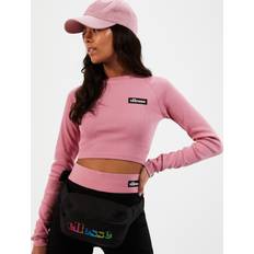 Ellesse Blusar Ellesse – Linny – Rosa och svart topp kort design med långa ärmar-Pink