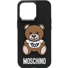Moschino Mobiltillbehör Moschino Teddy Bear iPhone 13 Pro case women Plastic One Size Black