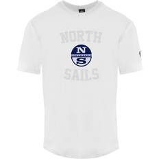 North Sails Herr Överdelar North Sails White Cotton T-Shirt