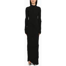 Balenciaga Klänningar Balenciaga Ribbed-knit maxi dress black