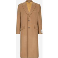 Dolce & Gabbana Kappor & Rockar Dolce & Gabbana Single-breasted camel wool coat