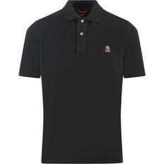 Parajumpers L - Svarta Överdelar Parajumpers Black Patch Polo Shirt