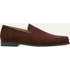 35 ½ Loafers Khaite Alessio suede loafers brown