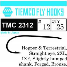 tiemco 2312 Nymph & Dry 20-pack # 6