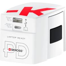 Skross World USB Charger AC65PD C to C cable included. 1.302333 1.302333