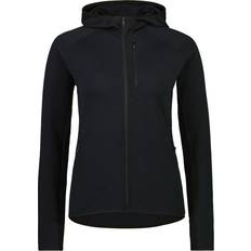 Mons Royale Jackor Mons Royale Women's Approach Merino Shift Fleece Hood Fleece jacket M, black