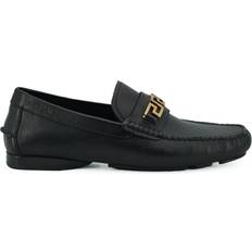 Versace Herr Loafers Versace Black Calf Leather Loafers Shoes EU40/US7