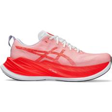 44 ½ - Unisex Löparskor Asics Superblast - White/Sunrise Red