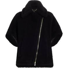 Max Mara Dam Capes & Ponchos Max Mara Teddy poncho black