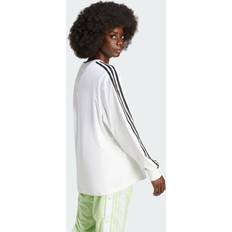 Adidas 42 - Bomull - Dam T-shirts & Linnen adidas 3-Stripes Long Sleeve T-shirt White