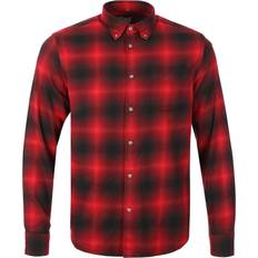Woolrich Parkasar Kläder Woolrich Light Flannel Check Shirt in Red Check