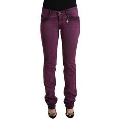 Dam - Lila Jeans Costume National Purple Cotton Stretch Slim Fit Denim Jeans