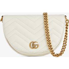 Gucci Vita Handväskor Gucci Gg Marmont White Mini Bag