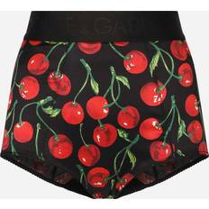 Dolce & Gabbana Trosor Dolce & Gabbana Cherry silk-blend briefs black