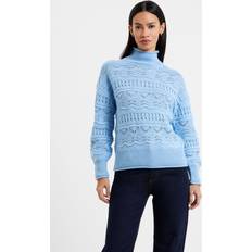 French Connection Dam Överdelar French Connection Linney Stitch Long Sleeve High Neck Jumper