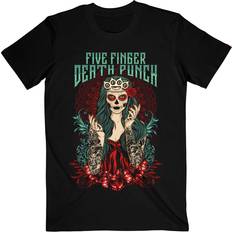 8 - Unisex Överdelar Five Finger Death Punch Unisex T-Shirt/Lady Muerta XX-Large