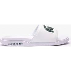 Lacoste Dam Slides Lacoste SERVE SLIDE DUAL 09221CMA white male Sandals & Slides now available at BSTN in