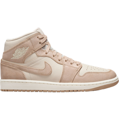 Nike Bruna - Dam Sneakers Nike Air Jordan 1 Mid SE W - Legend Light Brown/Sail/Legend Medium Brown