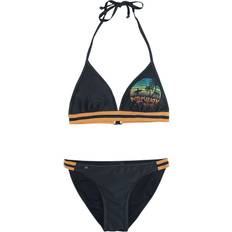 XXL Bikiniset Parkway Drive Bikini-set EMP Signature Collection för Dam svart/orange