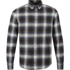 Woolrich Parkasar Kläder Woolrich Light Flannel Check Shirt in Grey Check