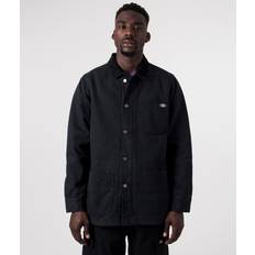 Herr - XL Kappor & Rockar Dickies Men's Duck Canvas Chore Coat Stonewashed Black