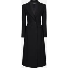 Dolce & Gabbana Kappor & Rockar Dolce & Gabbana Flared wool cady coat black