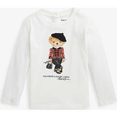 Polo Ralph Lauren M T-shirts Polo Ralph Lauren Nevis Kids Girls Bear-print Cotton top Months