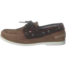 44 ½ Seglarskor Tommy Hilfiger Classic Suede Boatshoe Classic Khaki Brun