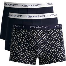 Gant Blåa - Boxers Kalsonger Gant Pack Men's Icon Trunk