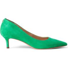 Ralph Lauren Pumps Ralph Lauren Adrienne Suede Point Toe Court Shoes, Green Topaz