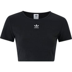 Adidas 42 - Bomull - Dam T-shirts & Linnen adidas Essentials Rib T-Shirt Black 2XS,XS,S,M,L,XL,2XL