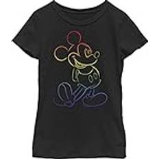 Disney Överdelar Disney Mouse-Big Pride Short Sleeve T-Shirt T-shirts för kvinnor, Svart