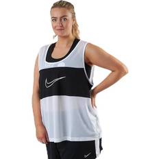 Nike Bomull - Dam Linnen Nike Nsw Mesh Top Tank Plus White/Black