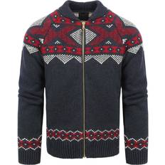 Superdry Herr Koftor Superdry Cardigan Zip Dark Blue Dark Blue Multicolour