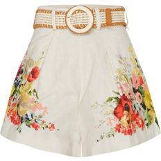 Blommiga - M Byxor & Shorts Zimmermann Alight floral linen shorts multicoloured