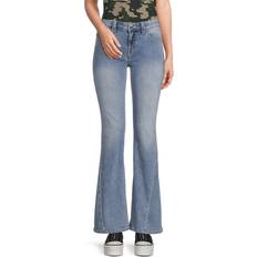 32 - Dam - Ullkappor & Ullrockar Kläder True Religion Joey Low Rise Flare Jeans - Peak Spot