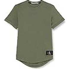 Calvin Klein Bomull - Dam - Gröna T-shirts Calvin Klein Cotton Badge T-shirt GREEN