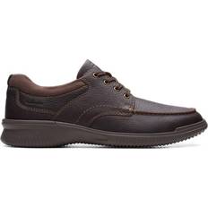 Bred Oxford Clarks herr donaway edge oxford, Brunt läder