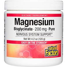 Natural Factors Magnesium Bisglycinate Pure 200 Powder