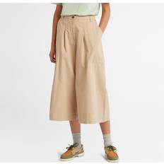 Timberland Beige Byxor & Shorts Timberland Roc Utility Culotte Byxor för kvinnor, Humus