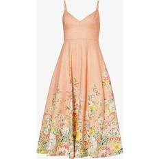 Blommiga - Dam - XXS Klänningar Zimmermann Matchmaker Picnic Dress buff_coral_floral