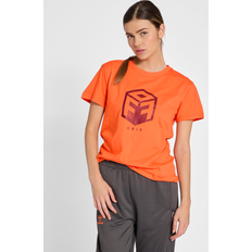 Hummel Skjortor Hummel Offgrid Cotton Shirt Women REA REA Handbollskläder Orange