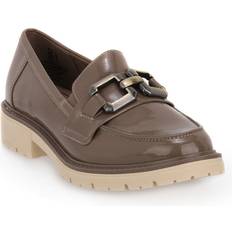 Bred Loafers Jana damtofflor 8-24764-41 H-bredd, toupe, Weit