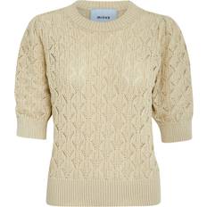 Minus Dam Kläder Minus Lamina Half Sleeve Knit Pullover Dam Sweaters