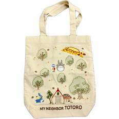 Maison Ghibli Totoro Patch Tote Bag - Beige