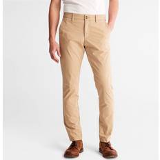 Timberland Beige Byxor & Shorts Timberland SLW Slim Pant Color Humus för Män, Humus, 32L