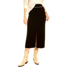 Moncler Dam Kjolar Moncler Wool-Blend Midi Skirt