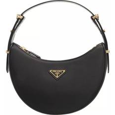 Prada Axelremsväskor Prada Womens Black Arqué Re-Nylon Mini Recycled-nylon Shoulder bag 1 Size