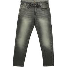 Elastan/Lycra/Spandex - Unisex Jeans Camel Active Herren 5-Pocket Denim Slim Fit Grau menswear-36/32