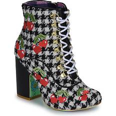 Irregular Choice Low Ankle Boots FRUITY PICNIC Black